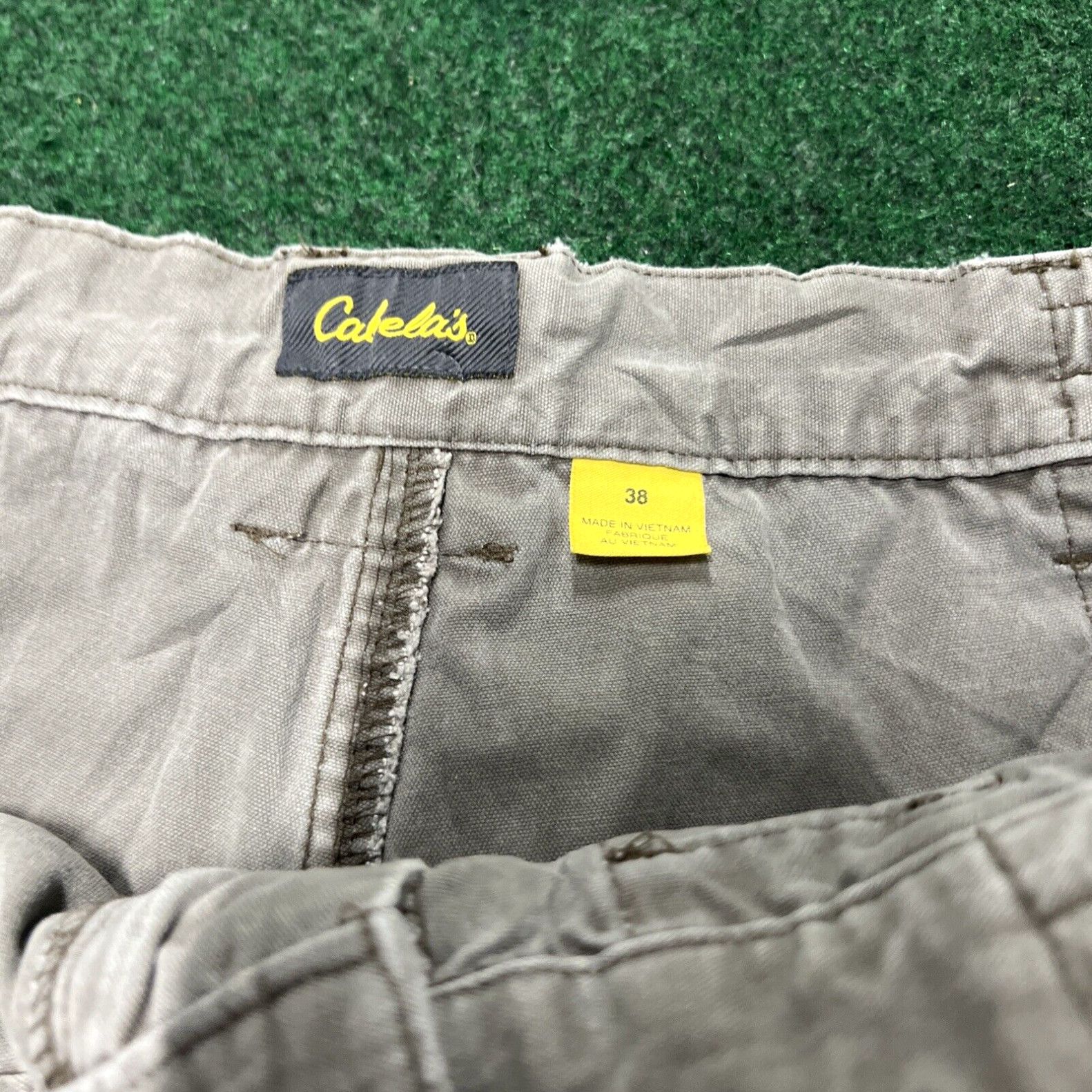 Vintage Cabela's Cargo Shorts Men's 38 Brown Multi-Pocket 100% Cotton 7" Inseam Size US 38 / EU 54 - 5 Thumbnail