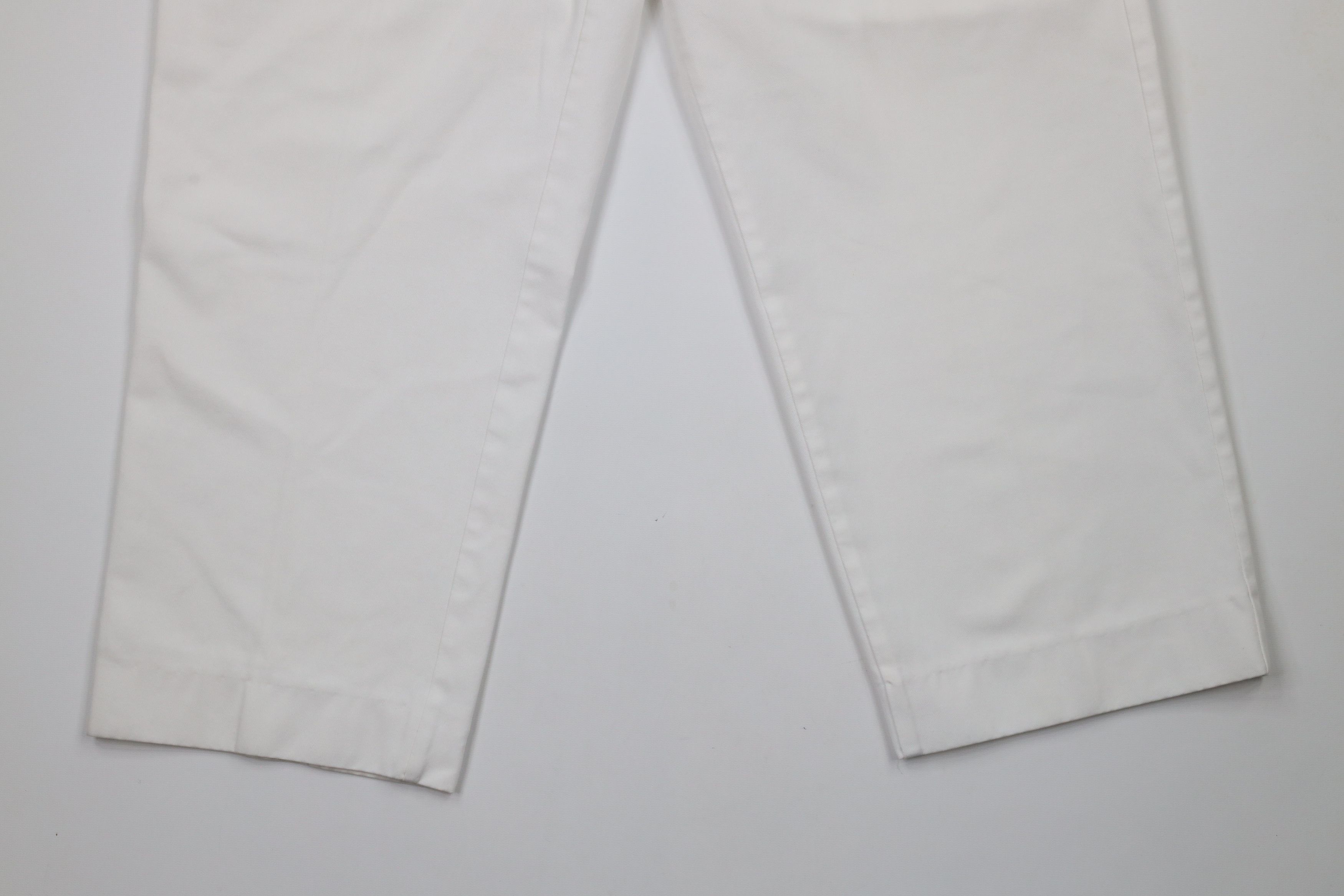 Vintage Vintage 90s Streetwear Mechanic Work Painter Pants White Size US 34 / EU 50 - 4 Thumbnail