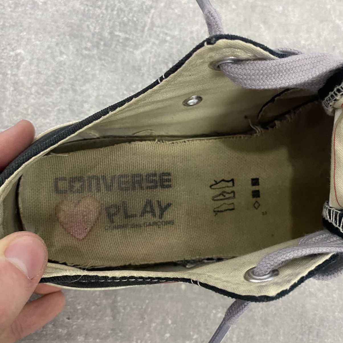 Comme des Garcons Converse Comme des Garcons shoes Chuck Taylor Size US 6 / EU 39 - 9 Thumbnail