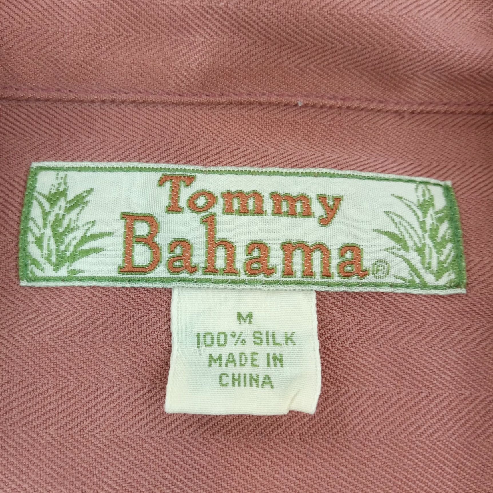 Tommy Bahama Tommy Bahama Mens Shirt Medium Extra Large XL Pink Short Sleeve Casual Lightweight Silk Beach Size US M / EU 48-50 / 2 - 5 Thumbnail