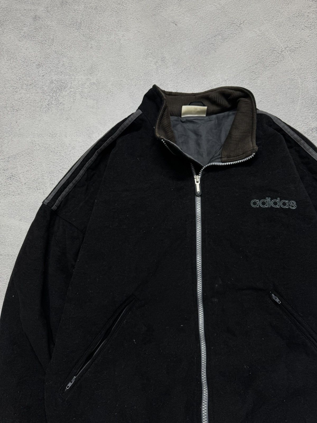 Adidas Vintage Y2k Adidas 🖤 Big Logo Bomber Jacket 90’s Size US M / EU 48-50 / 2 - 8 Thumbnail
