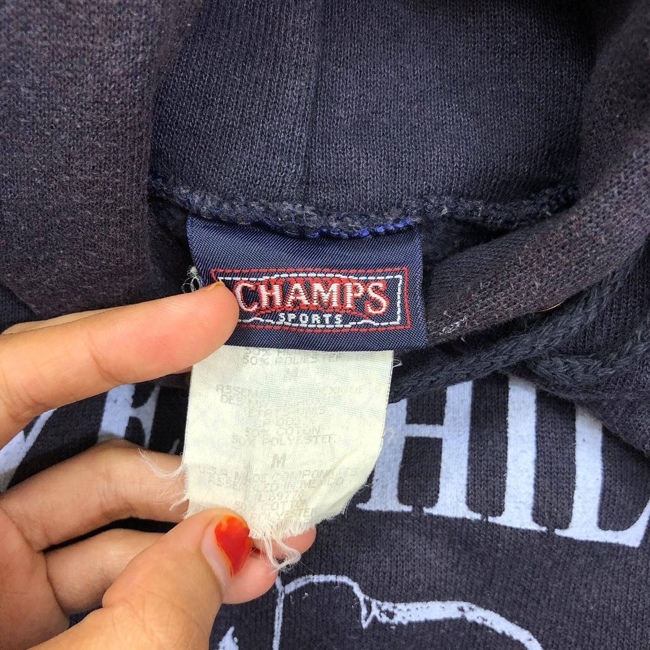Champs Sport Vintage CHAMPS SPORT River Hills Swim Team Hoodie Sweatshirt Size XL / US 12-14 / IT 48-50 - 5 Thumbnail