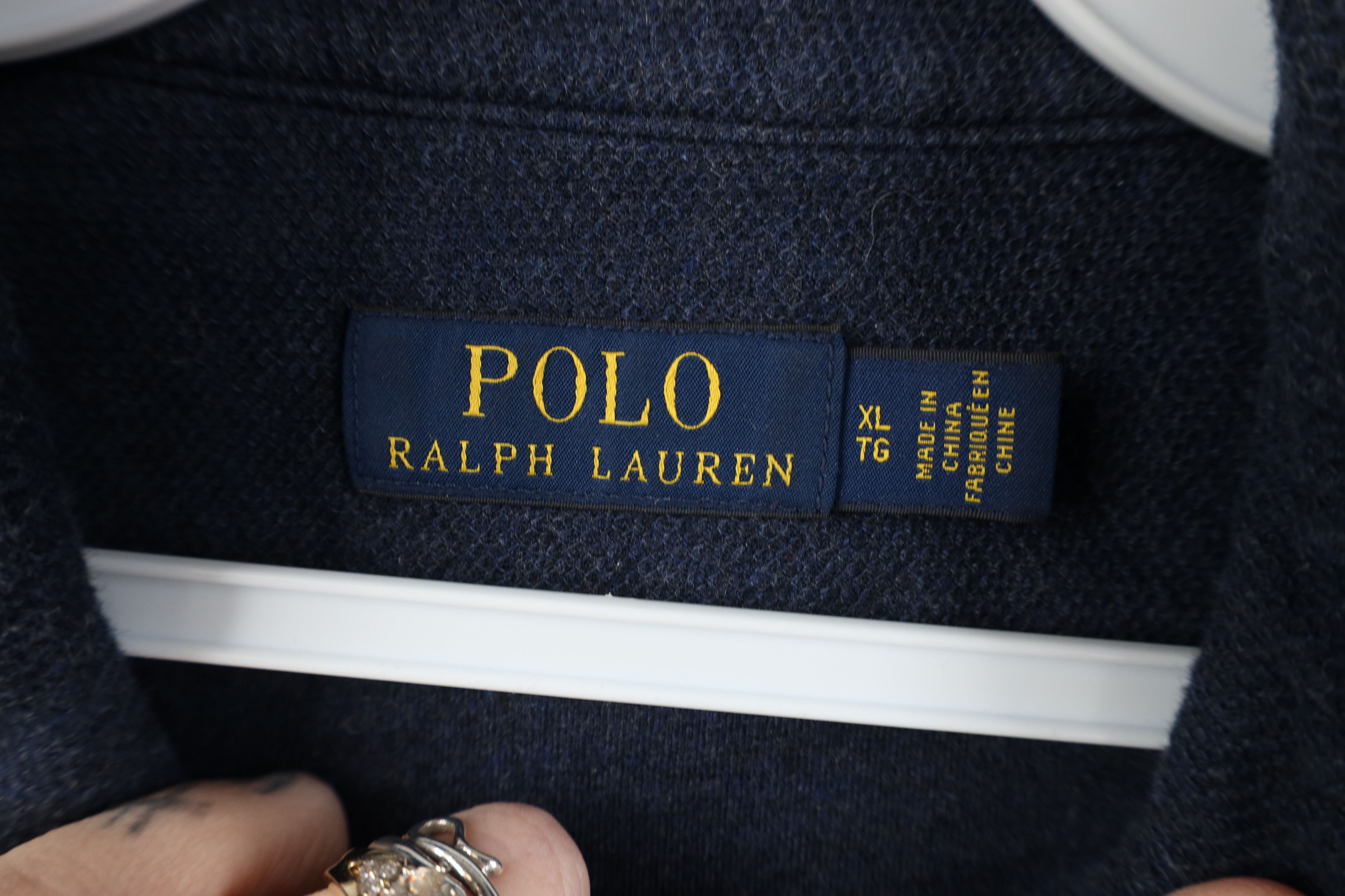 Ralph Lauren Vintage Y2K Ralph Lauren Thermal Knit Button Shirt Blue Size US XL / EU 56 / 4 - 6 Thumbnail