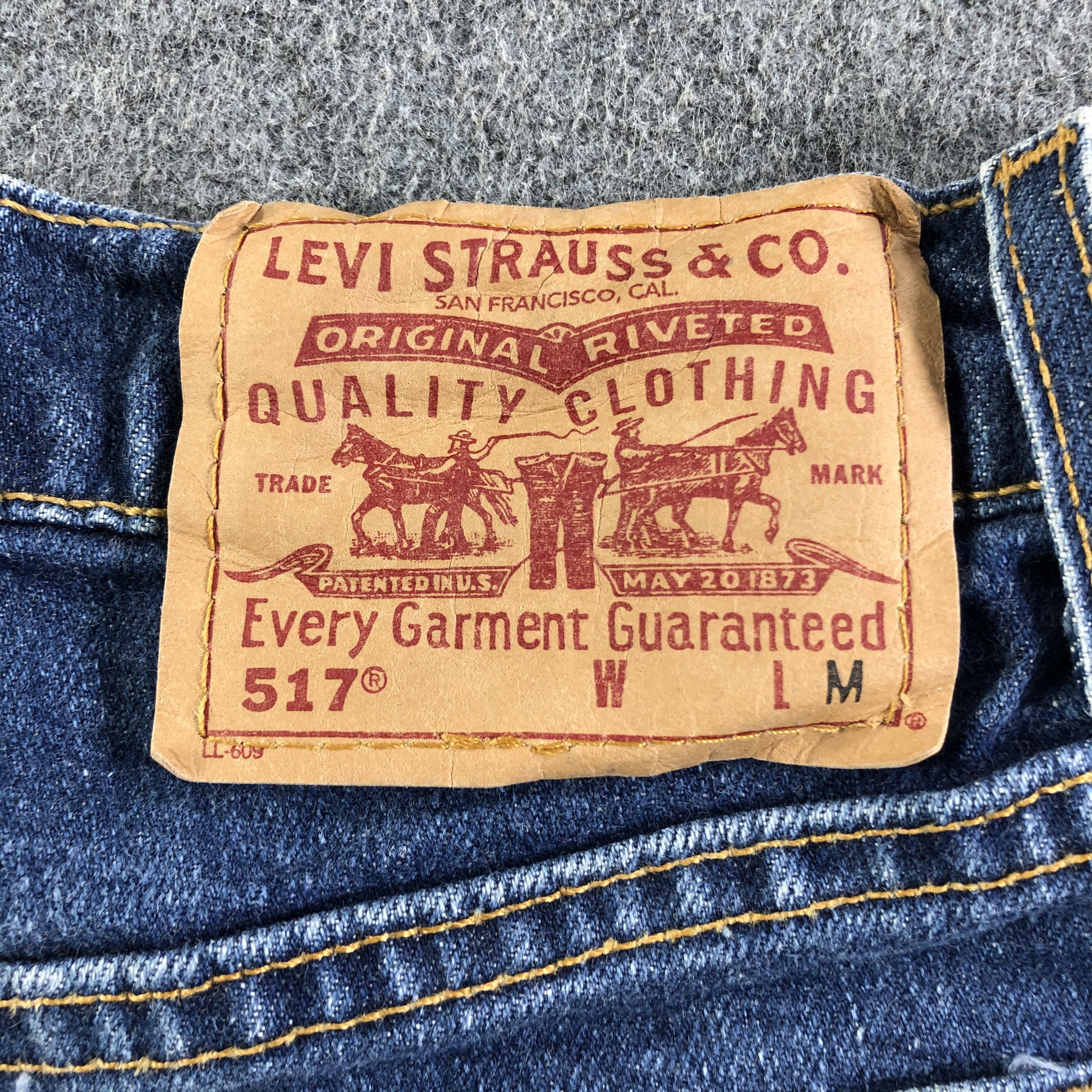 Levi's Vintage 90s Blue Wash Levis 517 Jeans-J3064 Size 28" / US 6 / IT 42 - 5 Thumbnail