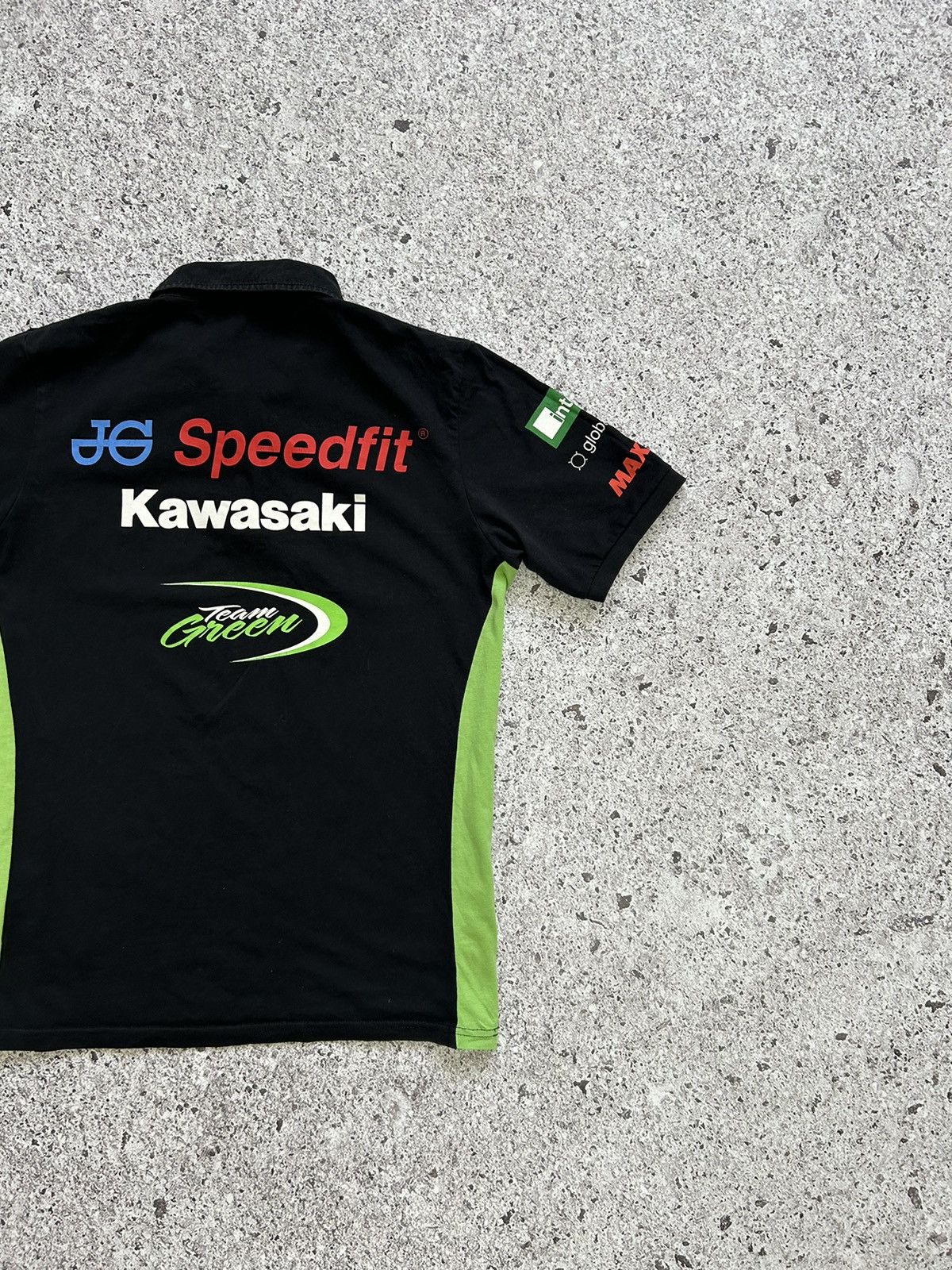 Vintage Motorcycle Kawasaki Dams Global Reach Partners T-Shirt Size US M / EU 48-50 / 2 - 6 Thumbnail