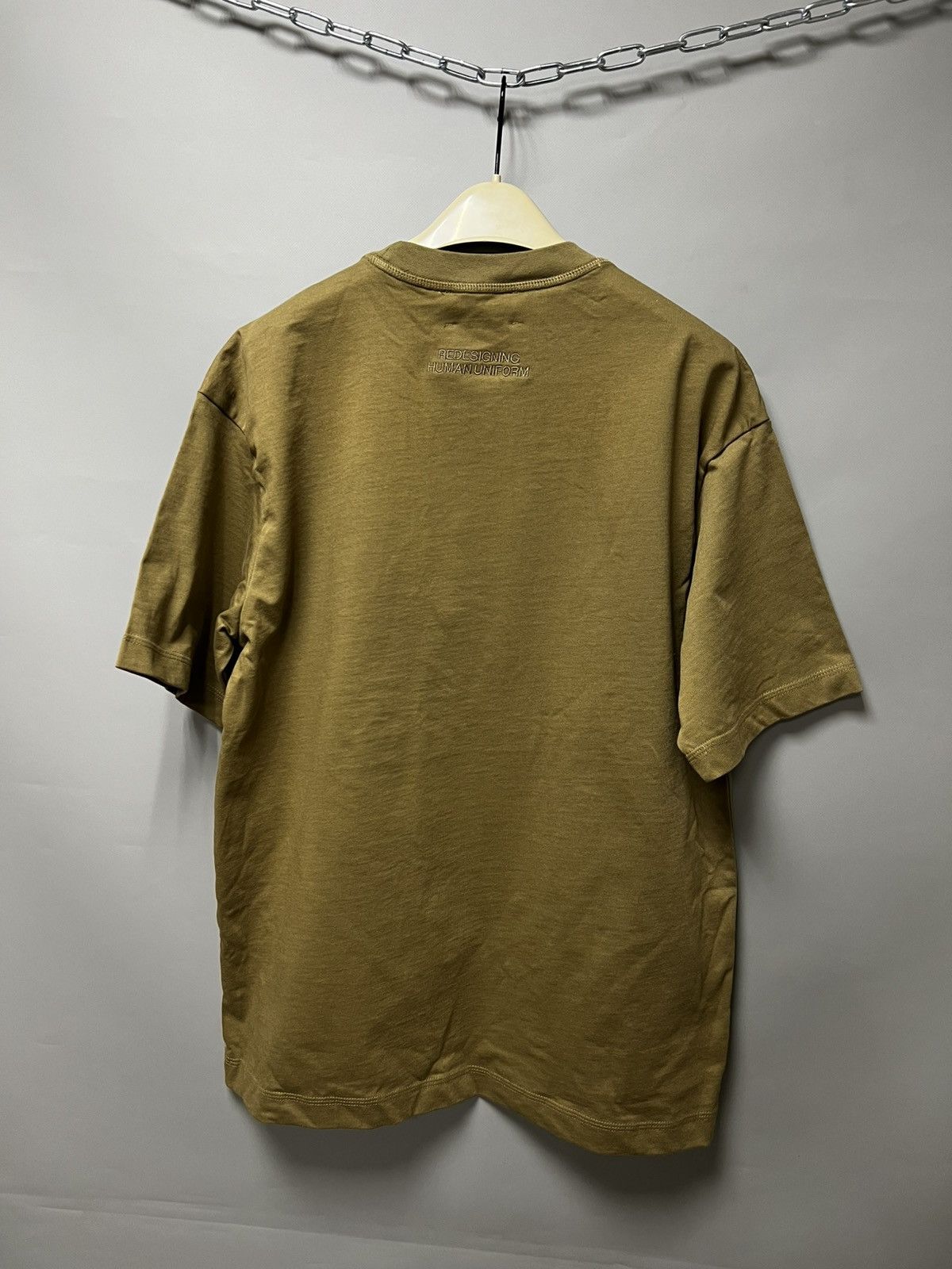 Rhude × Zara RHUDE x Zara NEW T-Shirt taupe brown shirt logo SIZE M Size US M / EU 48-50 / 2 - 2 Thumbnail