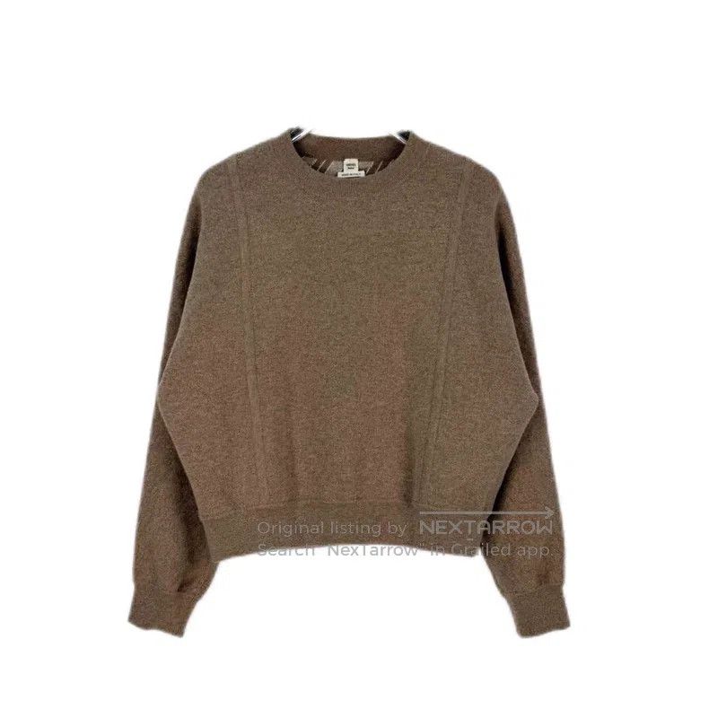 Hermes Hermes Khaki Cashmere Sweater Size S / US 4 / IT 40 - 1 Thumbnail