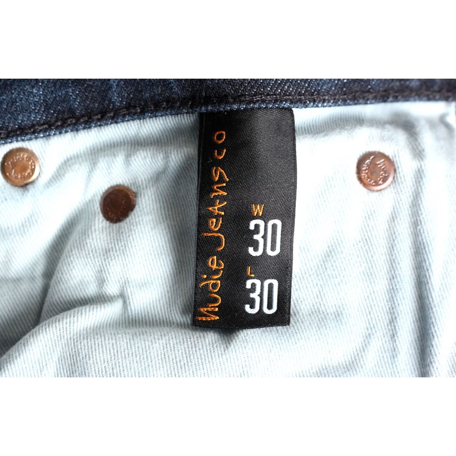 Nudie Jeans NUDIE Jeans Lean Dean Dry Deep Dark COMF Jeans Men Slim Tapered 30x30 Blue Size US 30 / EU 46 - 7 Thumbnail