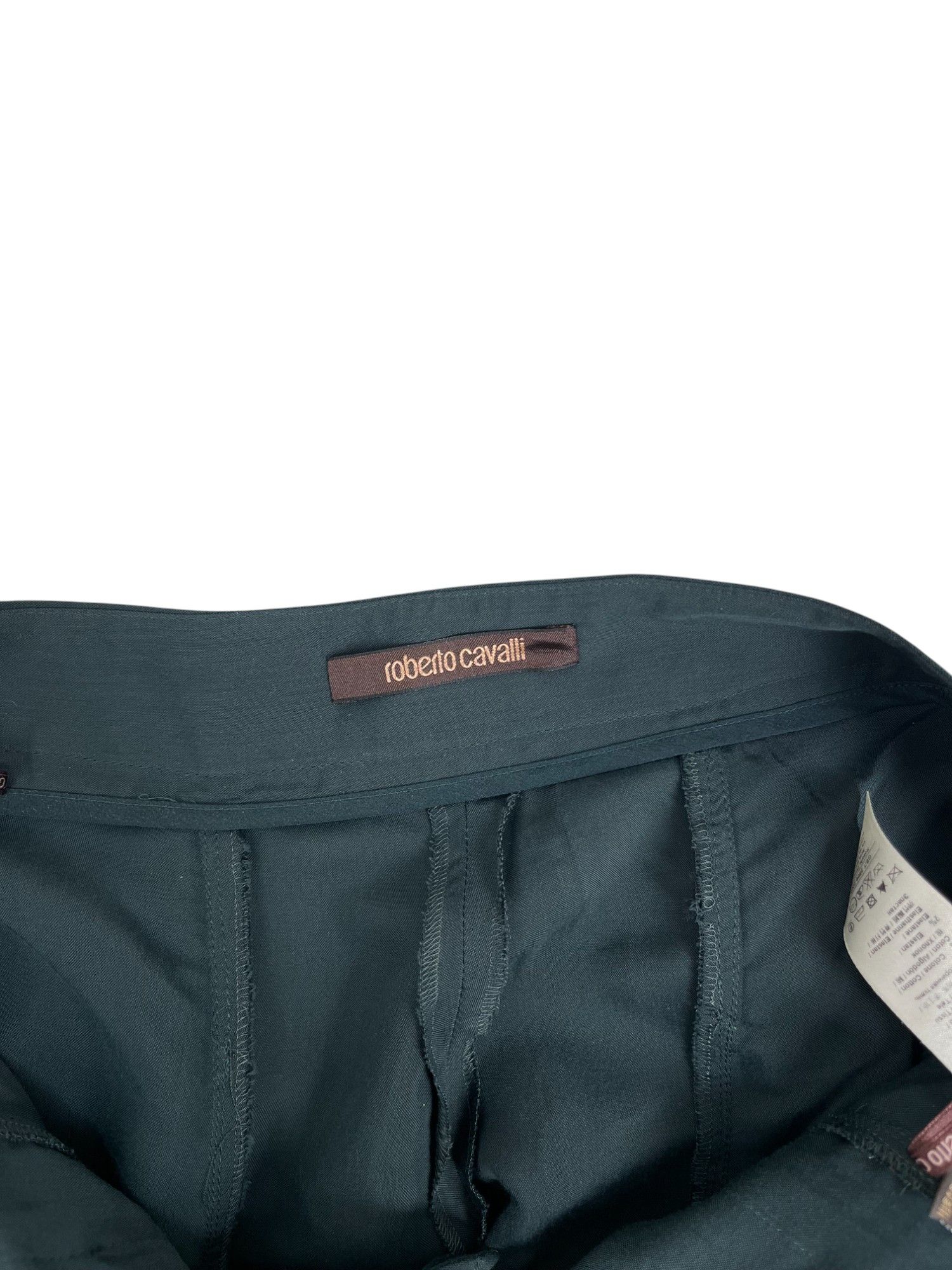 Roberto Cavalli F/W 2011 Viscosa Green Pants Size 27" / US 4 / IT 40 - 11 Thumbnail