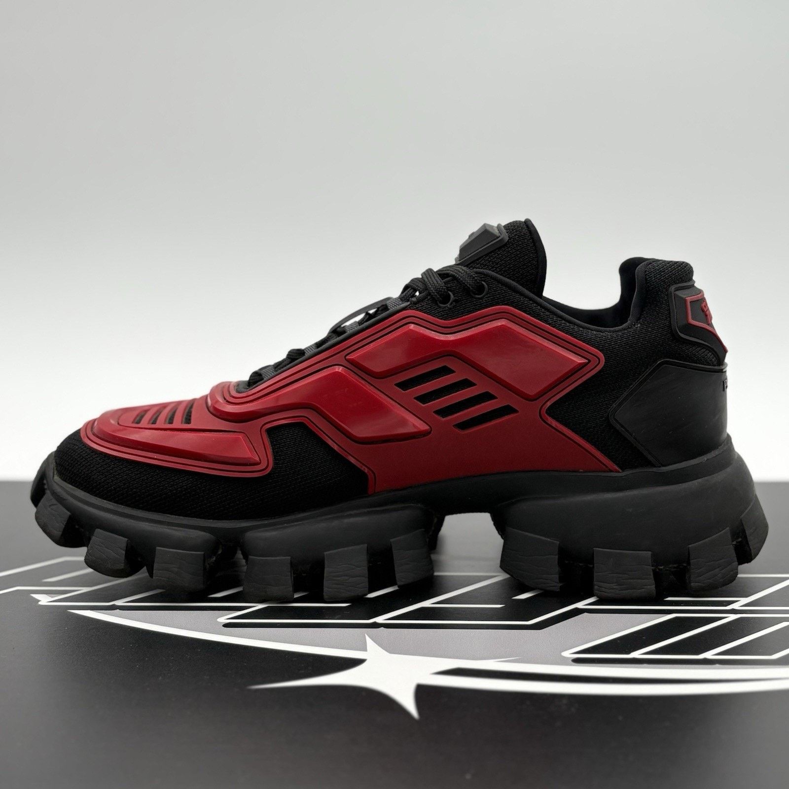 Prada Prada Cloudbust Thunder ' Red Black ' | GREAT CONDITION! Size US 10 / EU 43 - 4 Thumbnail
