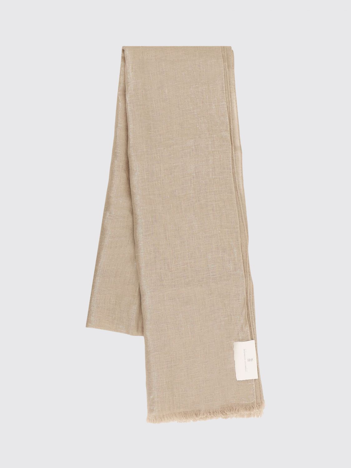 Brunello Cucinelli Brunello Cucinelli Scarf Woman Cream Size ONE SIZE - 1 Thumbnail