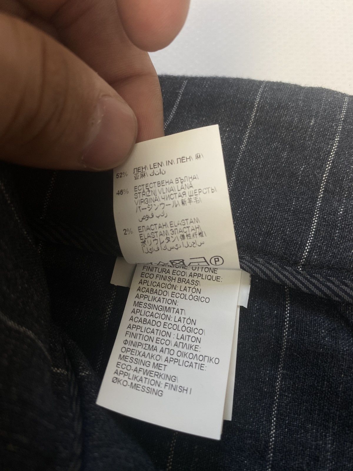 Brunello Cucinelli Brunello Cucinelli Linen/Wool Pants. Size 6 Size 28" / US 6 / IT 42 - 12 Thumbnail