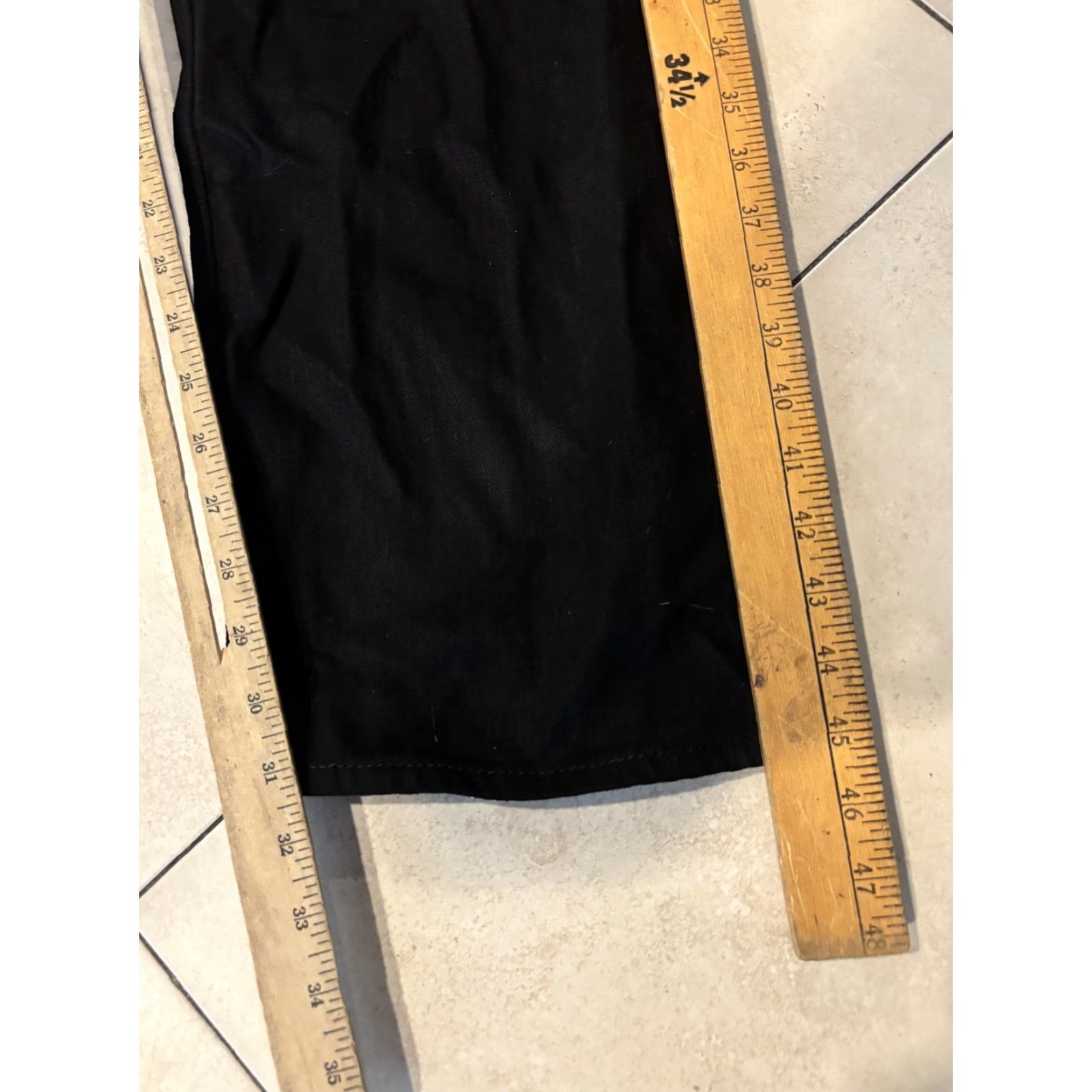 Levi's VINTAGE Levi's 501 Jeans Mens 42x30 Black High Rise Straight Button Fly Denim Straight Mens Black 501 Original Size US 42 / EU 58 - 7 Thumbnail
