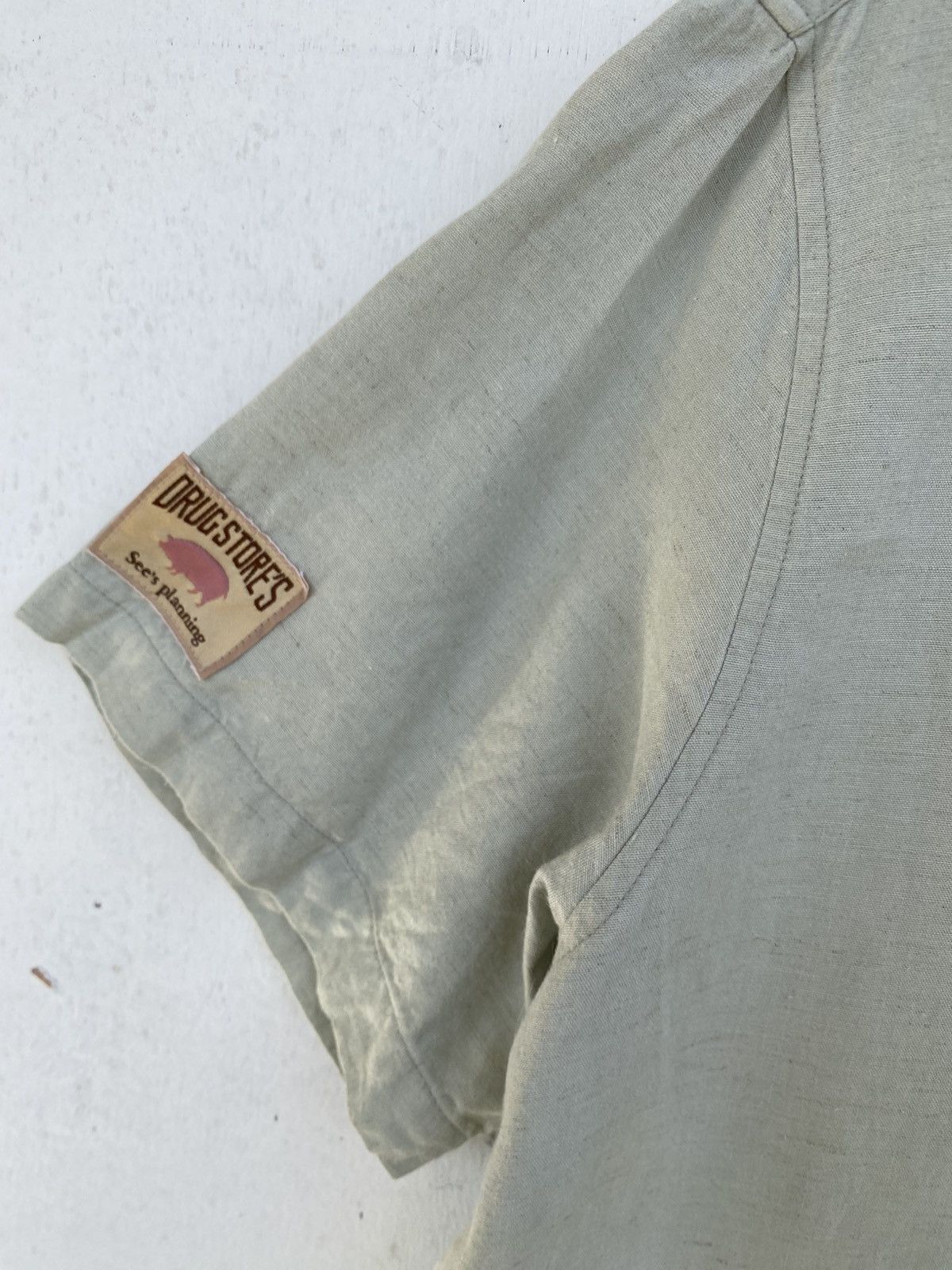 Japanese Brand Drug Store Button Up Shirt With Patches Size US M / EU 48-50 / 2 - 5 Thumbnail