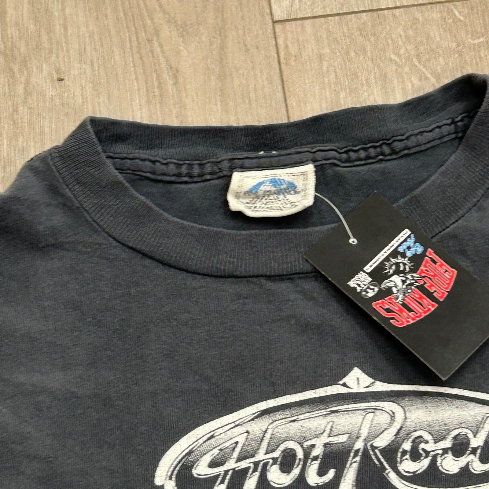 Vintage Vintage 90s Hot Rod Lincoln Bill Kirchen Black Tee Large Size US L / EU 52-54 / 3 - 6 Thumbnail