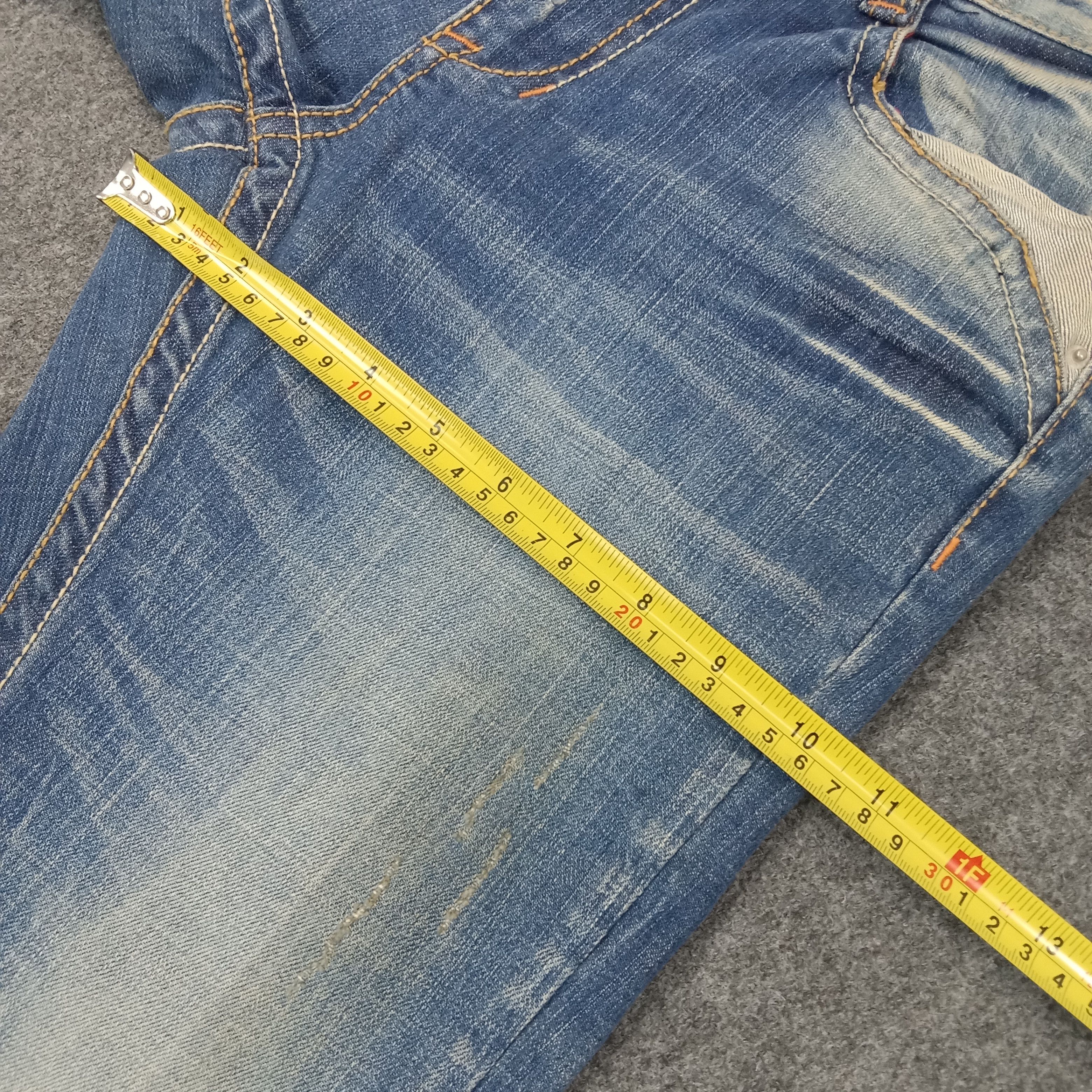 Japanese Brand Red Pepper Japanese Retro Denim Jeans C258N8 Size US 32 / EU 48 - 13 Thumbnail