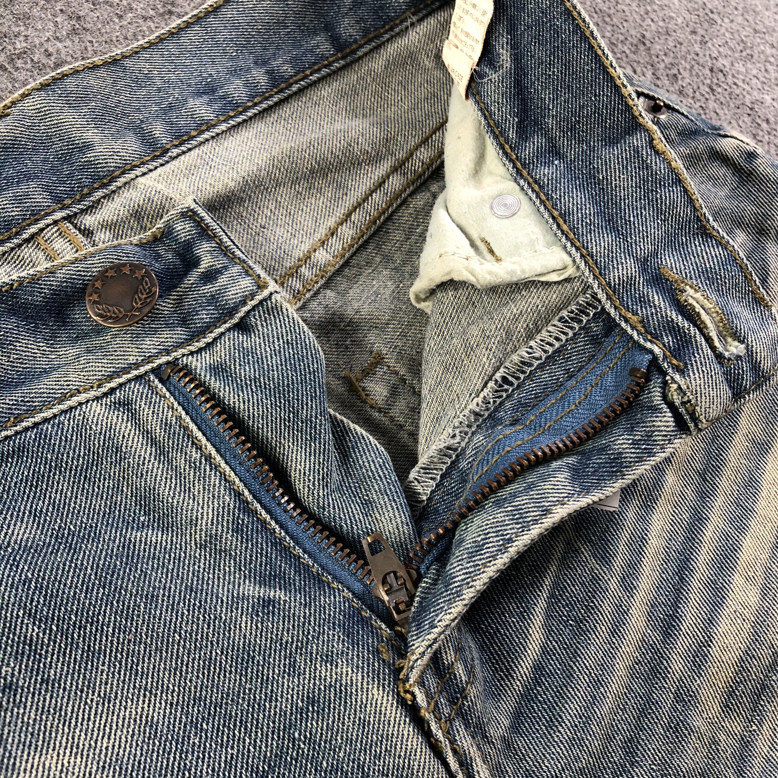 Japanese Brand Japanese Brand Jeans Faded Blue Denim -J2727 Size US 31 - 7 Thumbnail