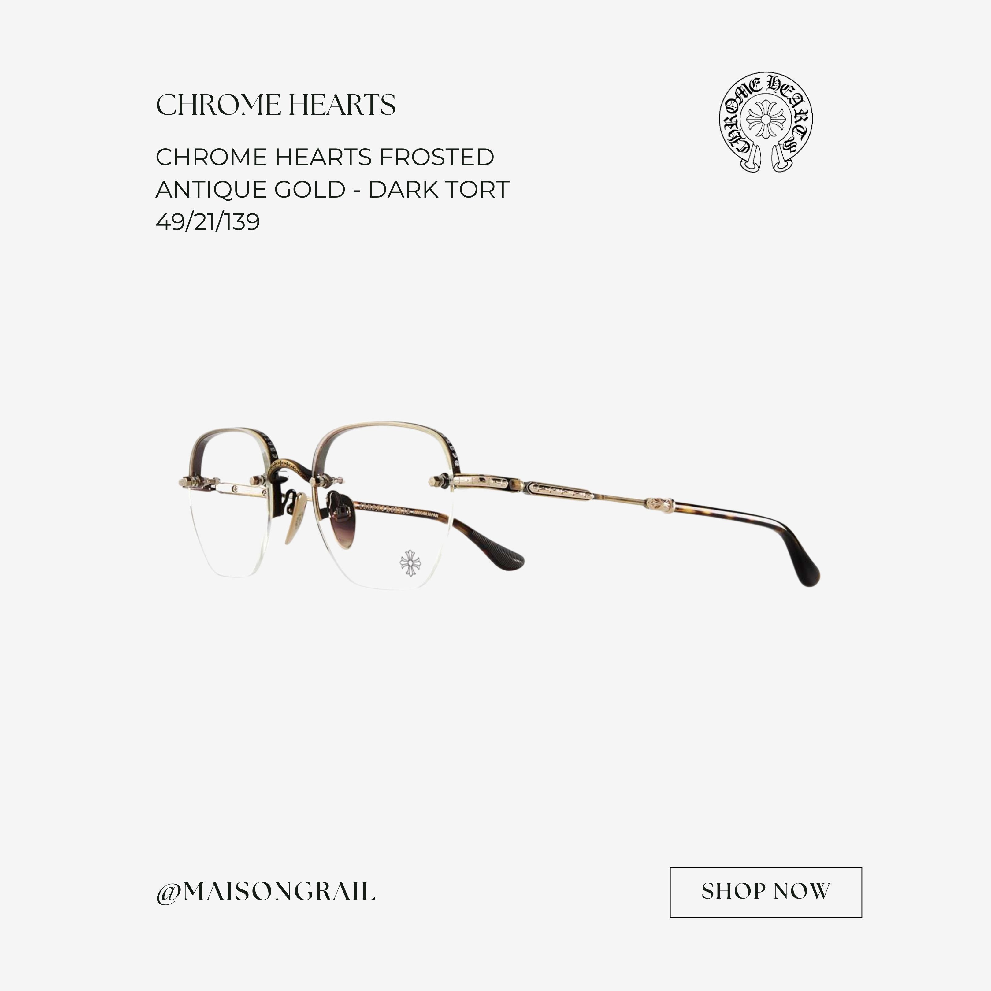Chrome Hearts CHROME HEARTS FROSTED EYEGLASSES Size ONE SIZE - 1 Thumbnail