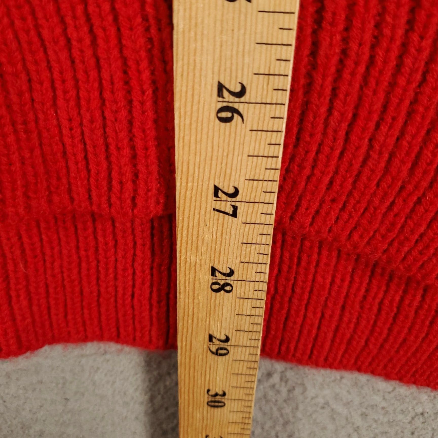 Vintage Mens Sweater Red Cable-Knit Pullover Size Medium Long Sleeve Size US M / EU 48-50 / 2 - 2 Thumbnail
