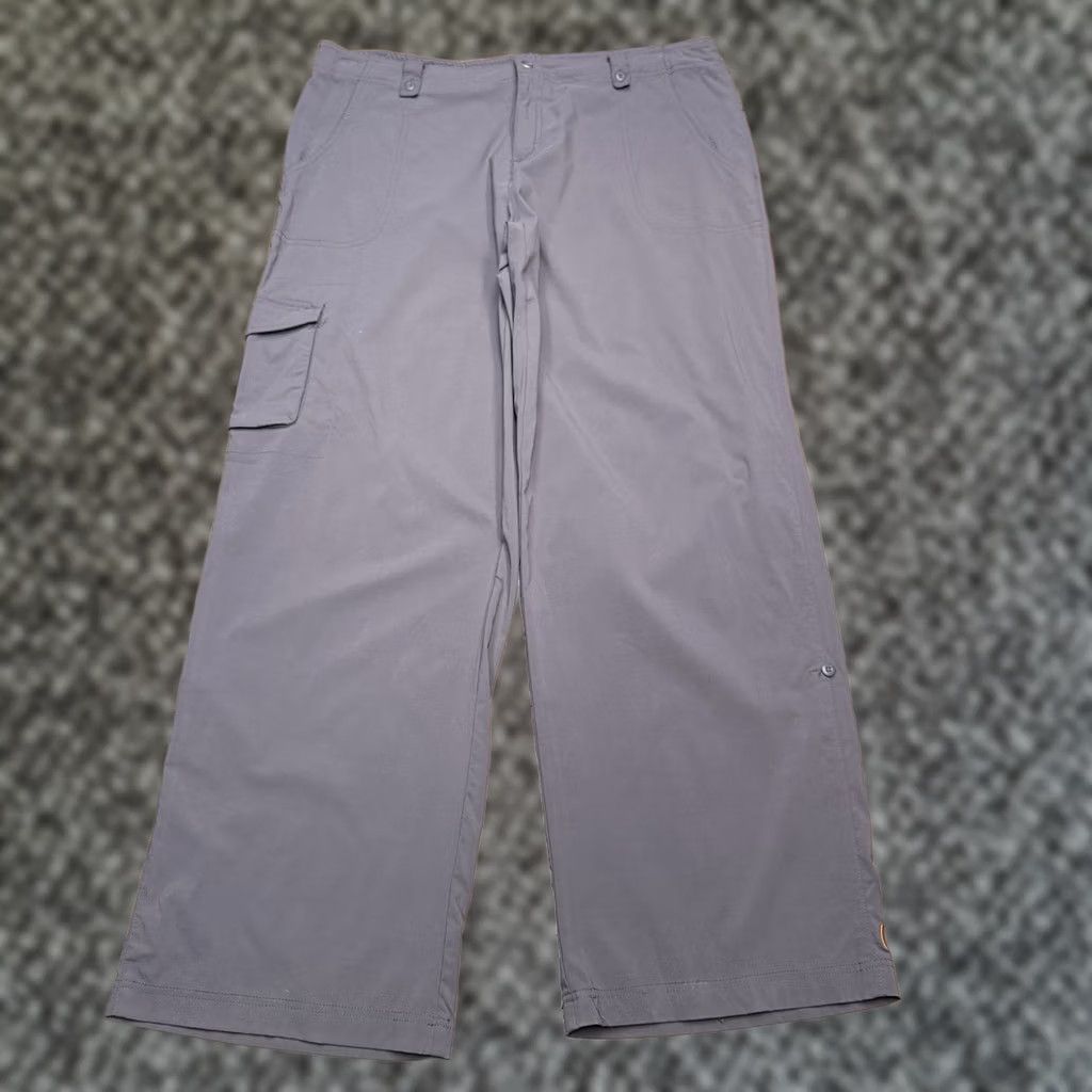 Vintage Lucy Cargo Pants Wide Leg Gray XL High Rise Stretch Women's Pants Size 40" / US 18 - 1 Thumbnail