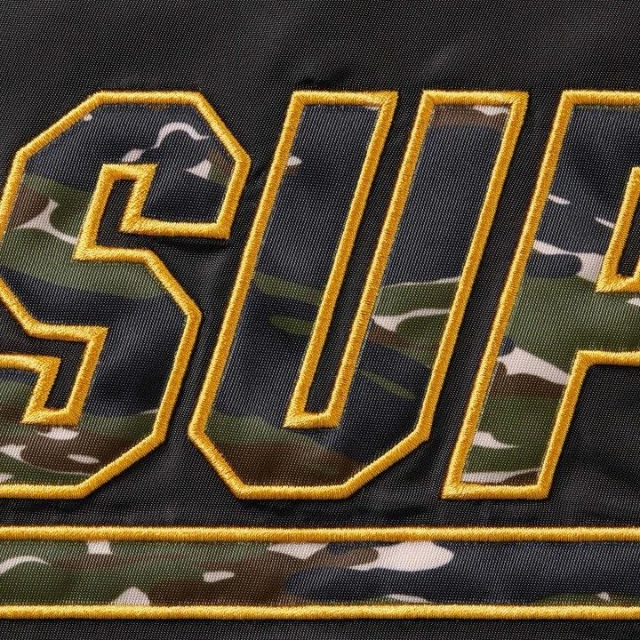 Mitchell & Ness × Supreme Supreme Mitchel and Ness Varsity Logo Jacket Size US M / EU 48-50 / 2 - 3 Thumbnail