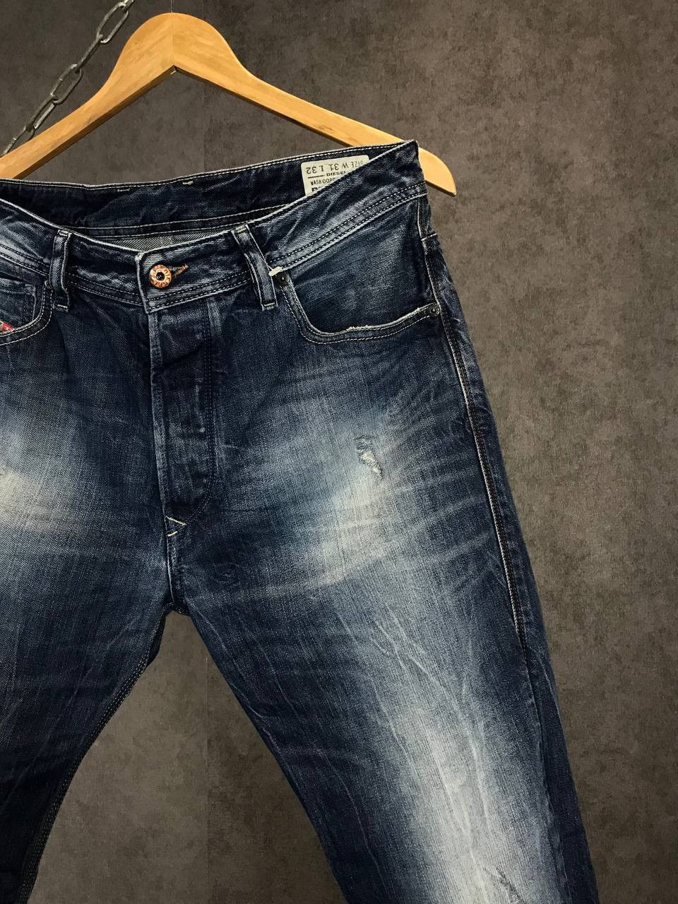 Diesel Diesel distressed denim designer bravefort jeans Size US 32 / EU 48 - 2 Thumbnail