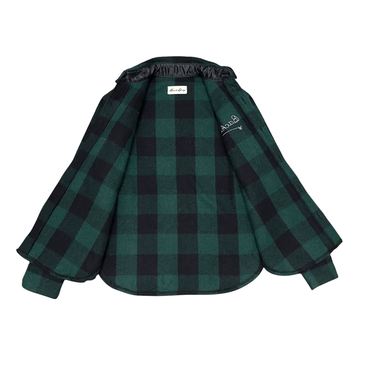 Japanese Brand AW10 Back Drop Wool Flannel Jacket Plaid Size US M / EU 48-50 / 2 - 6 Thumbnail