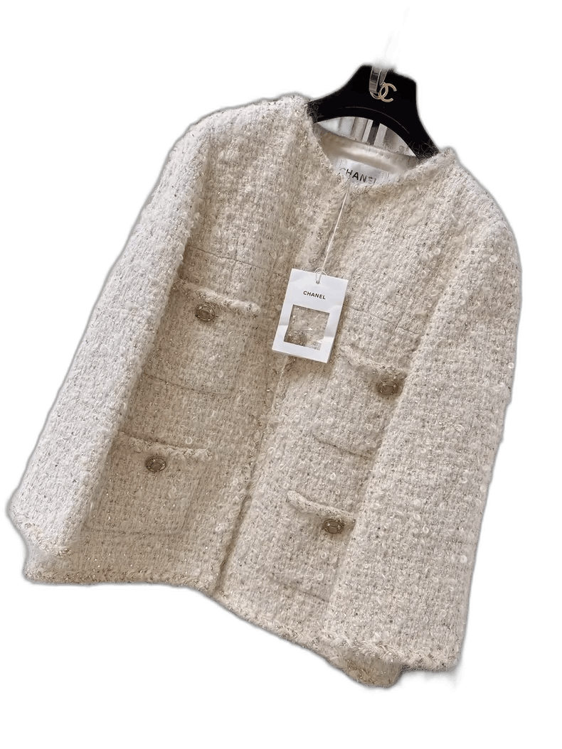 Chanel Ivory Four-Pocket Jacket