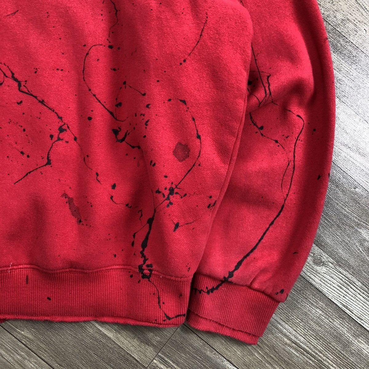 If Six Was Nine × Japanese Brand × Le Grande Bleu (L.G.B.) 2000s Destroy Distressed Painted Lgb Punk Style Sweatshirt Size US S / EU 44-46 / 1 - 13 Thumbnail