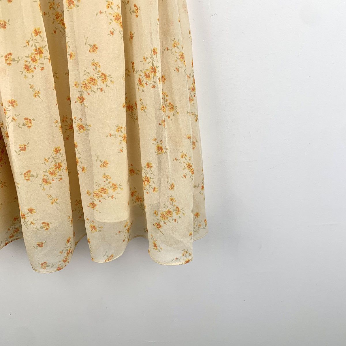 Celine Celine 22 collection Light yellow floral silk dress Size XS / US 0-2 / IT 36-38 - 4 Thumbnail