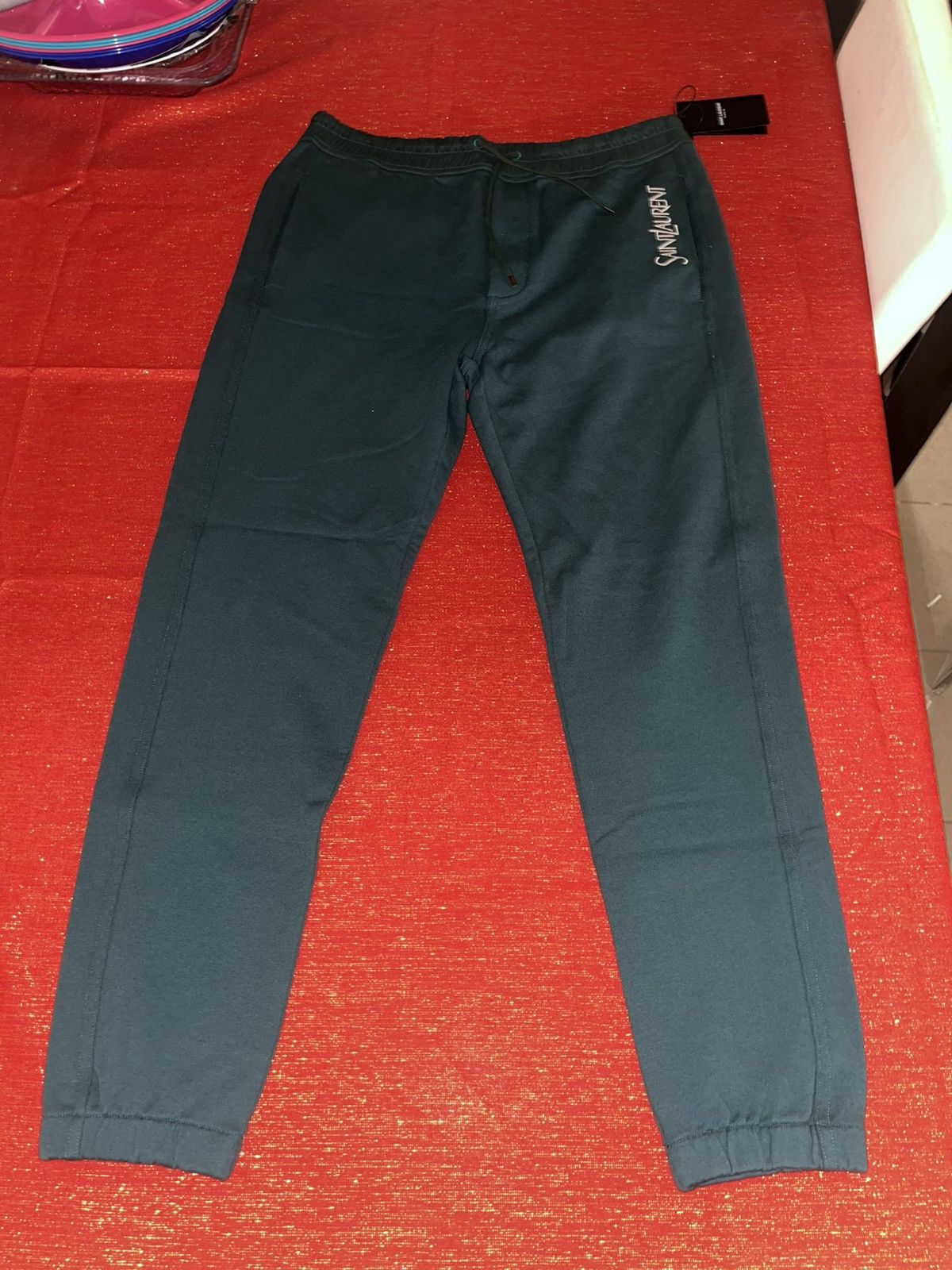 Saint Laurent Paris Saint Laurent Cassandra Terry Sweatpants Sz L Size US 34 / EU 50 - 17 Thumbnail
