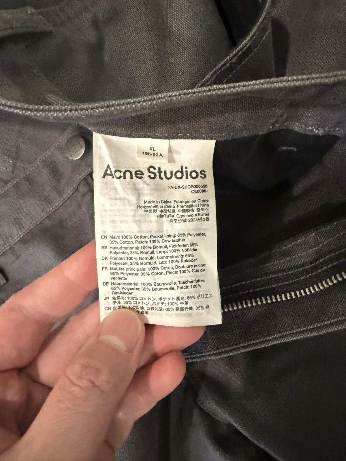Acne Studios Acne Studios Carpenter Work Shorts Size US 36 / EU 52 - 6 Thumbnail