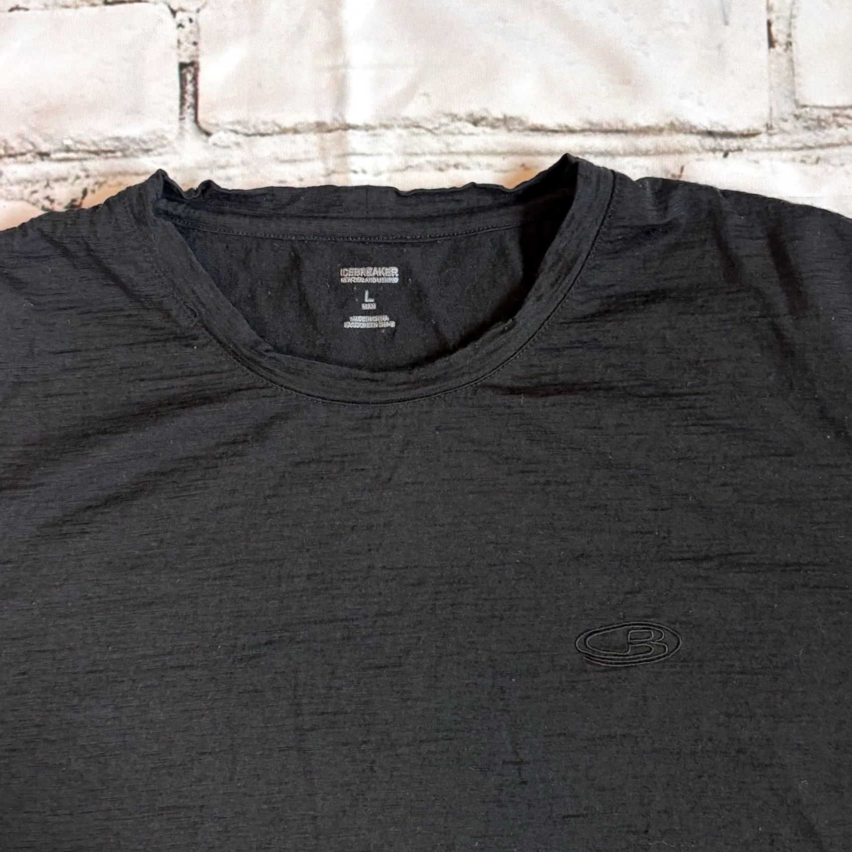 Icebreaker VINTAGE Icebreaker Men 100% Merino Wool Black Long Sleeve Shirt L Size US L / EU 52-54 / 3 - 4 Thumbnail