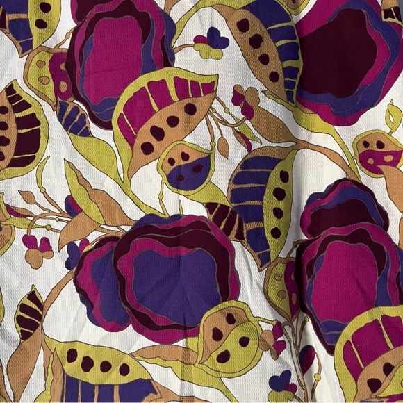Merona Merona Target Multicolor Floral Stretch Lined Skirt Size 8 Size 30" / US 8 / IT 44 - 4 Thumbnail
