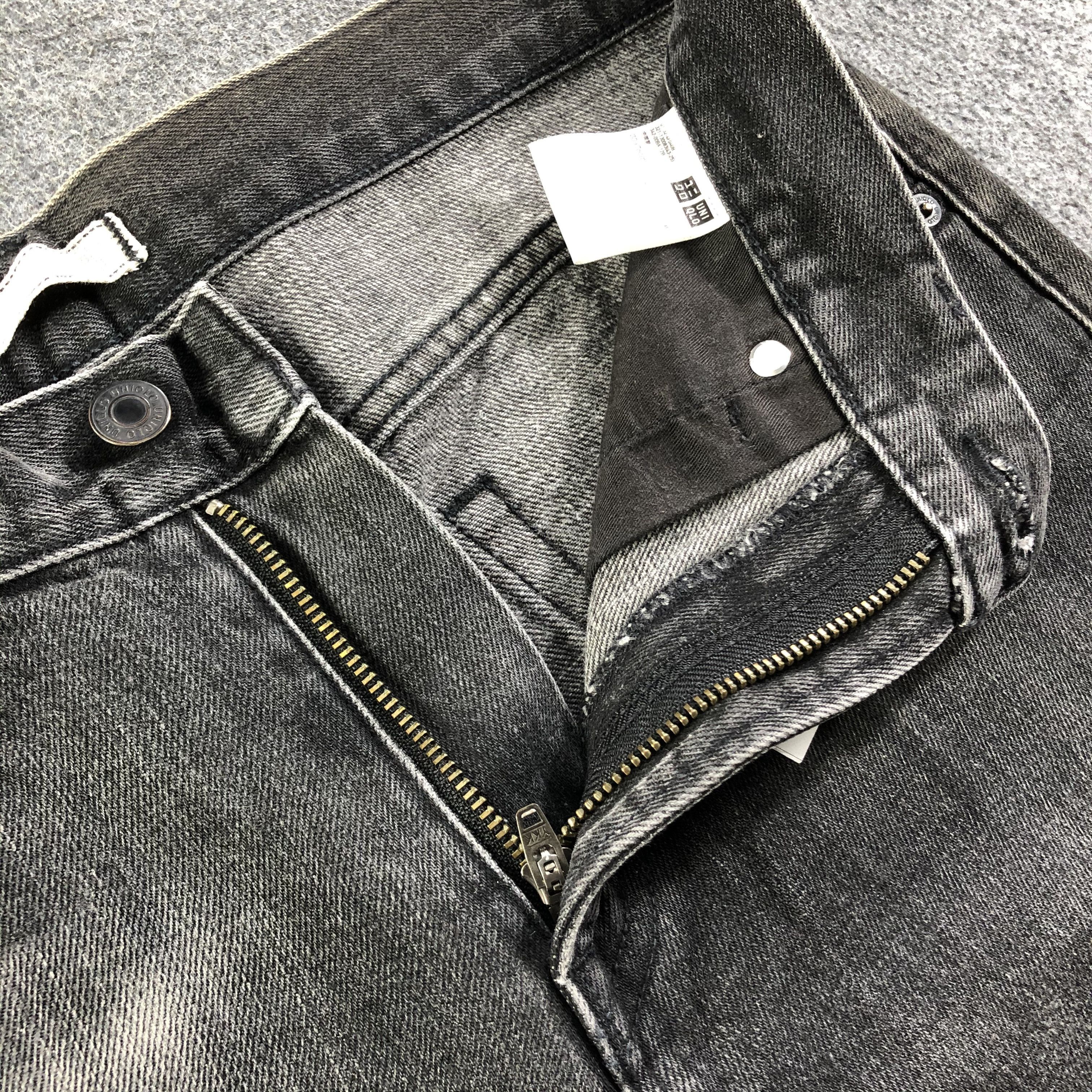 Japanese Brand Uniqlo Redline Jeans Faded Black Denim -J2800 Size US 32 / EU 48 - 6 Thumbnail