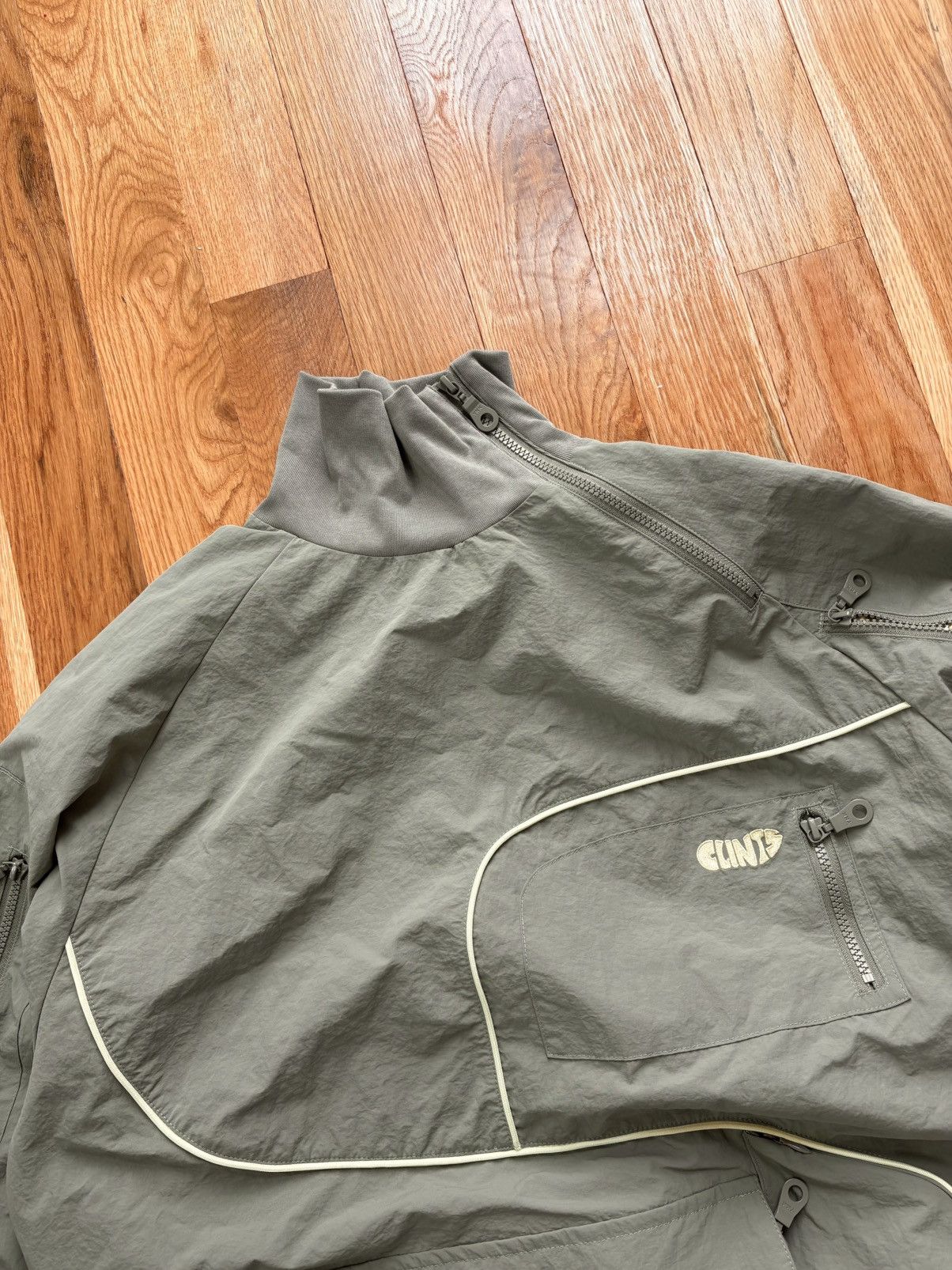Clints Clints Inc Tech Pullover Nylon Drill Windbreaker Jacket XL Size US XL / EU 56 / 4 - 3 Thumbnail