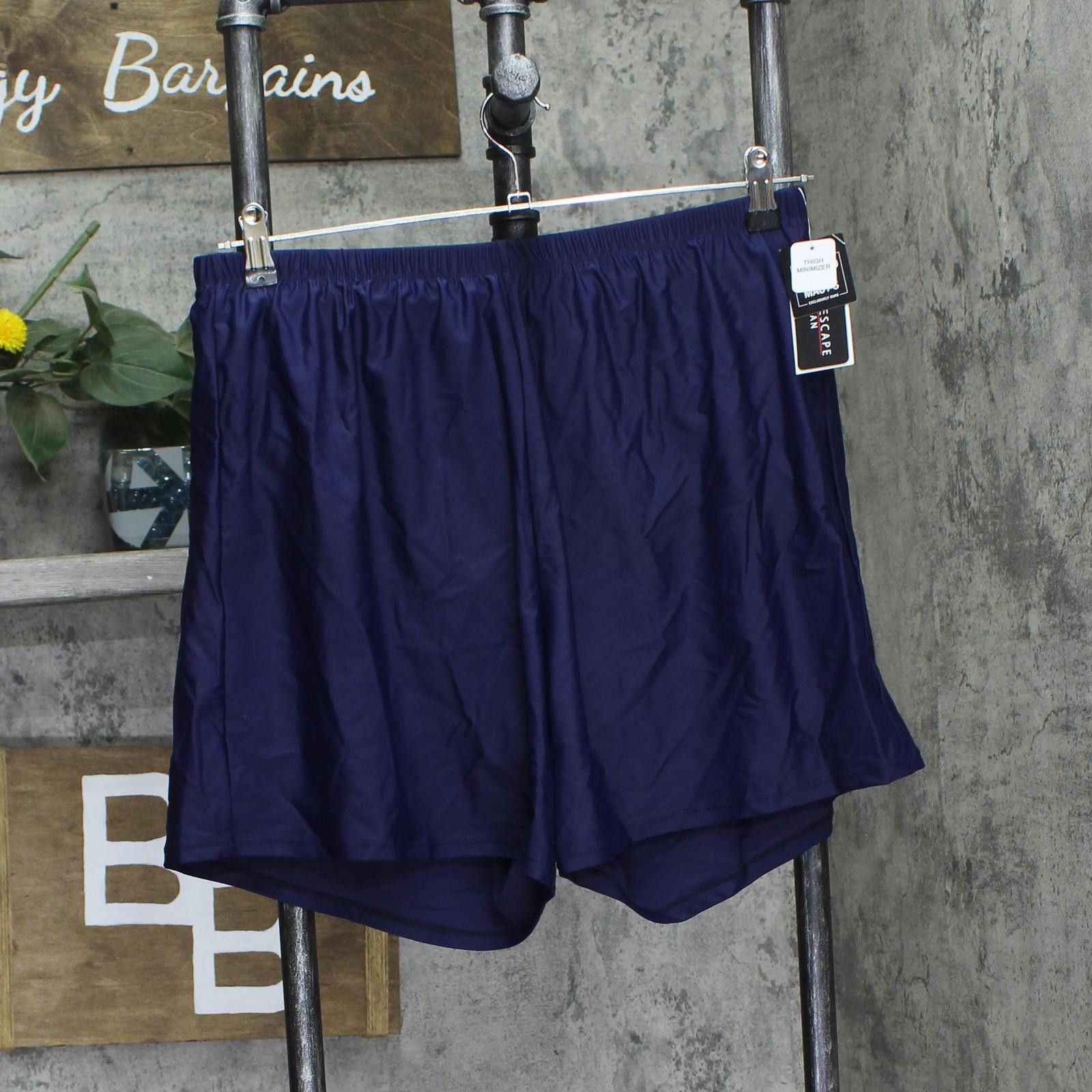Other Nwt Island Escape Size Swim Shorts D770063 Navy Blue 18w Size ONE SIZE - 1 Thumbnail