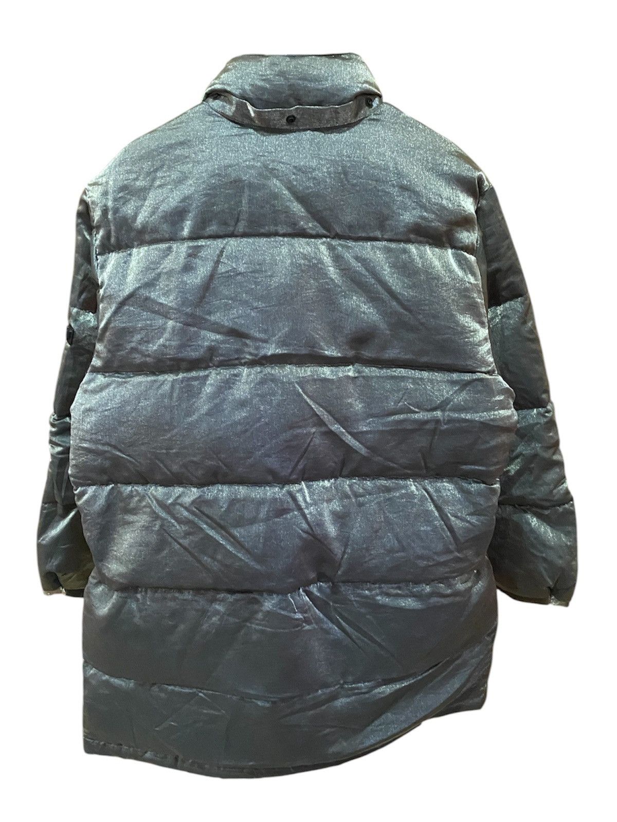 DKNY DKNY Metallic Down Jacket Vintage Donna Karan New York Coat Size US M / EU 48-50 / 2 - 2 Thumbnail