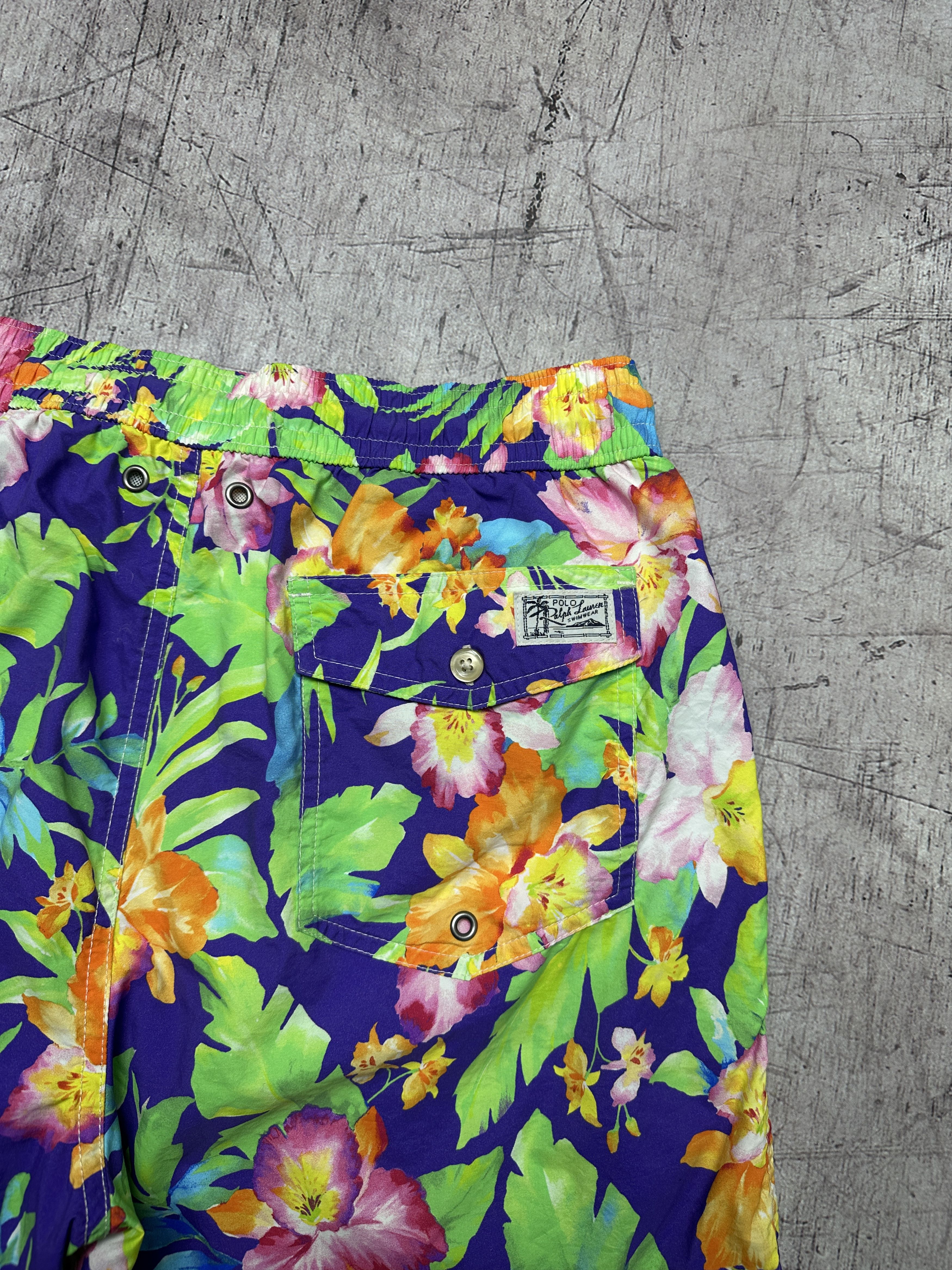 Polo Ralph Lauren Polo Ralph Lauren Mens Floral Print Nylon Shorts Size US 32 / EU 48 - 7 Thumbnail