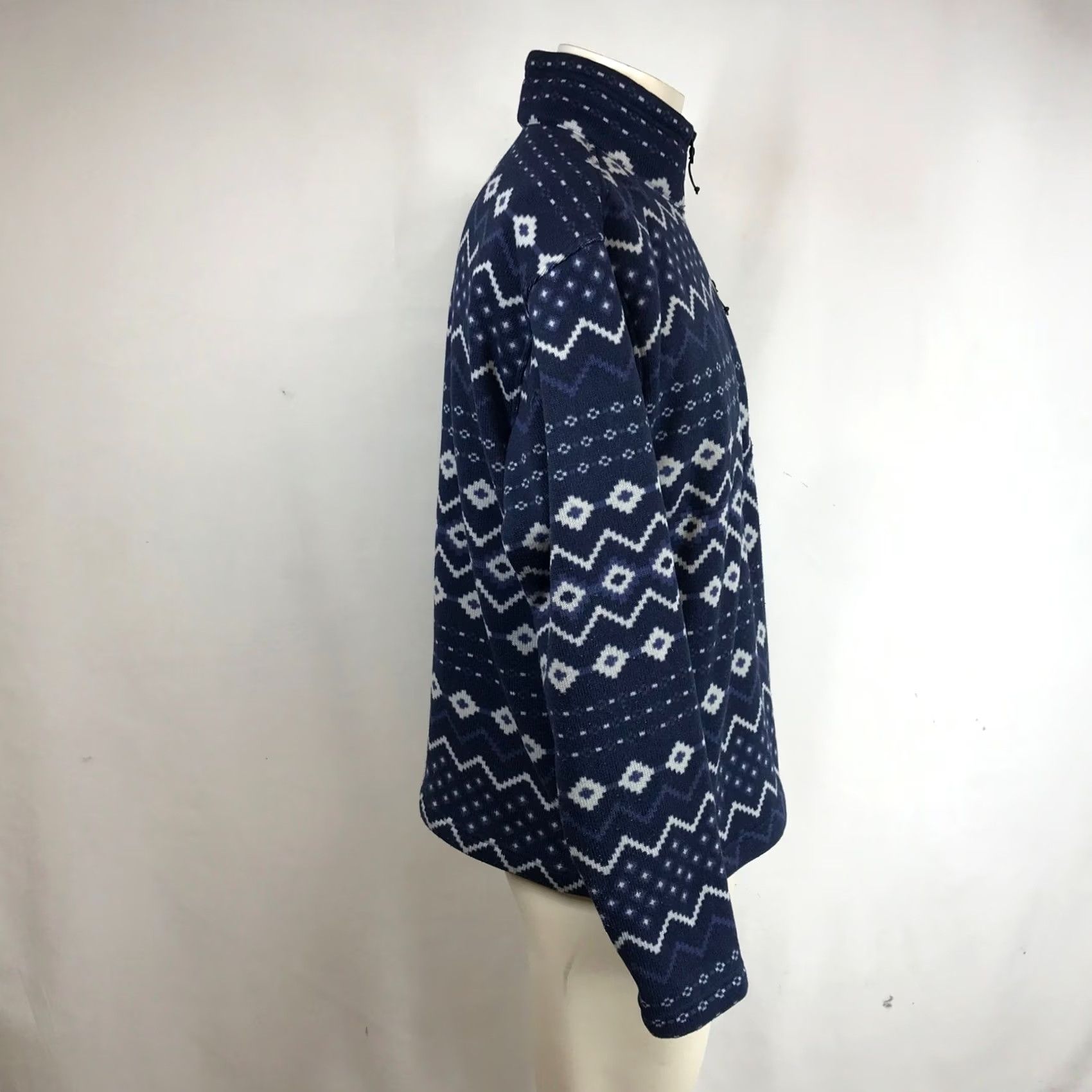Marmot Marmot Mountain Works Mens Blue Fair Isle Fleece Pullover M14975 Medium Size US M / EU 48-50 / 2 - 4 Thumbnail