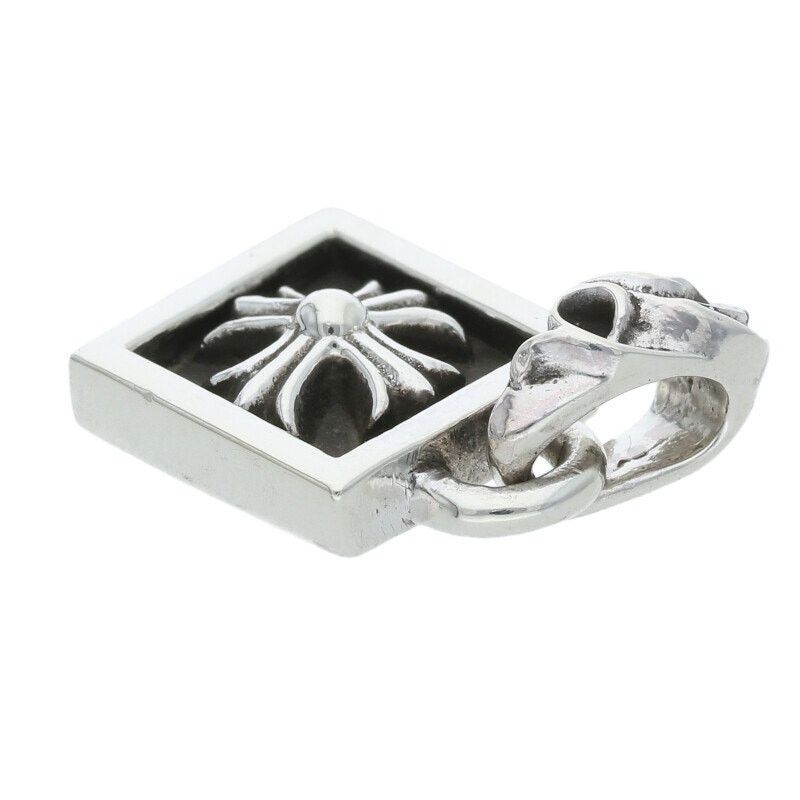 Chrome Hearts Framed CH Plus Charm Necklace