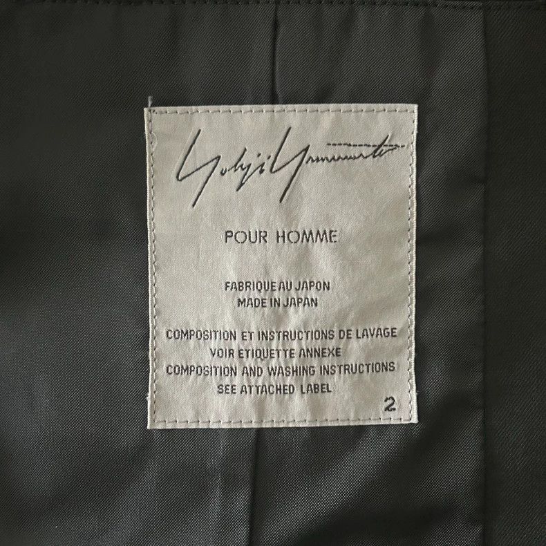 Yohji Yamamoto Yohji Yamamoto Yohji Yamamoto Asymmetrical Wool Suit Jacke Size US S / EU 44-46 / 1 - 3 Thumbnail