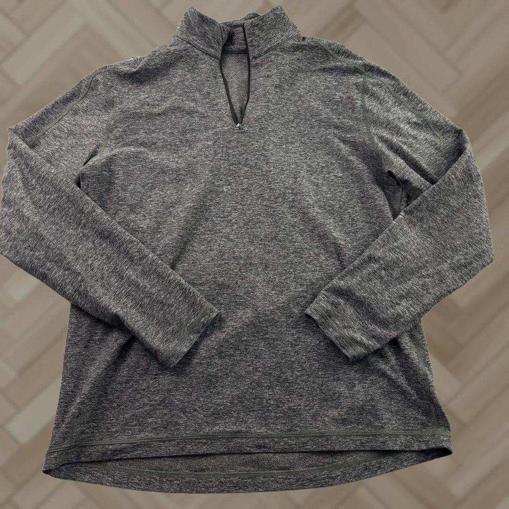 Lululemon Lululemon 1/4 Zip Performance Pullover Jacket Mens XL Gray Shirt Size US XL / EU 56 / 4 - 1 Thumbnail