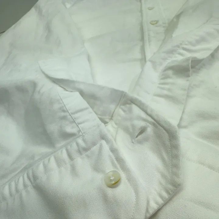 Thom Browne Thom Browne Classic White Long Sleeve Shirt -2507 Size US M / EU 48-50 / 2 - 6 Thumbnail