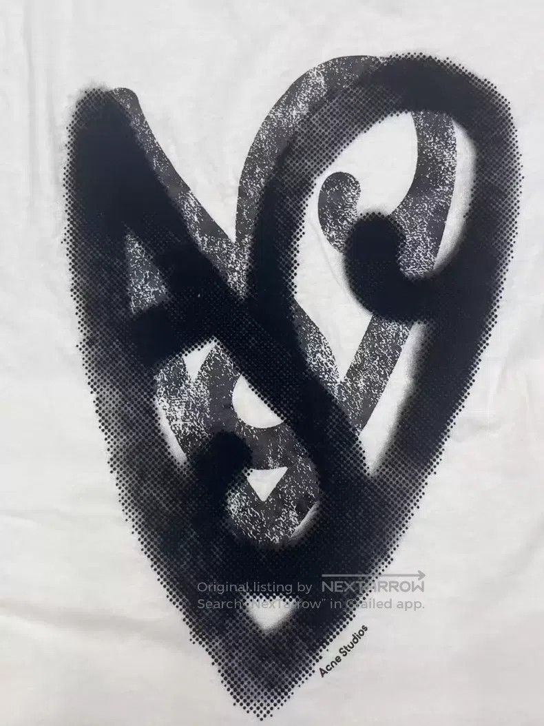 Acne Studios Acne Studios Screen printing heart pattern lightweight cot Size US M / EU 48-50 / 2 - 3 Thumbnail