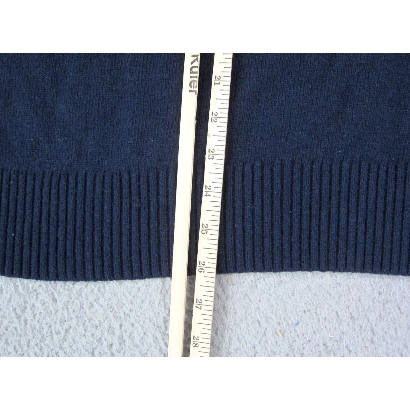 J.Crew J.CREW Sweater Shirt Mens L Blue Crewneck Pullover Wool Knit 90s Classic Vintage Not N/A Size US L / EU 52-54 / 3 - 6 Thumbnail