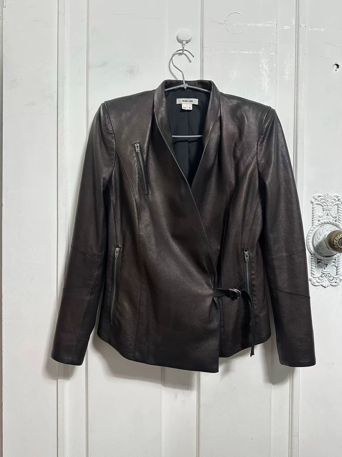Helmut Lang Helmut Lang Vintage Leather Jacket Size US M / EU 48-50 / 2 - 1 Thumbnail