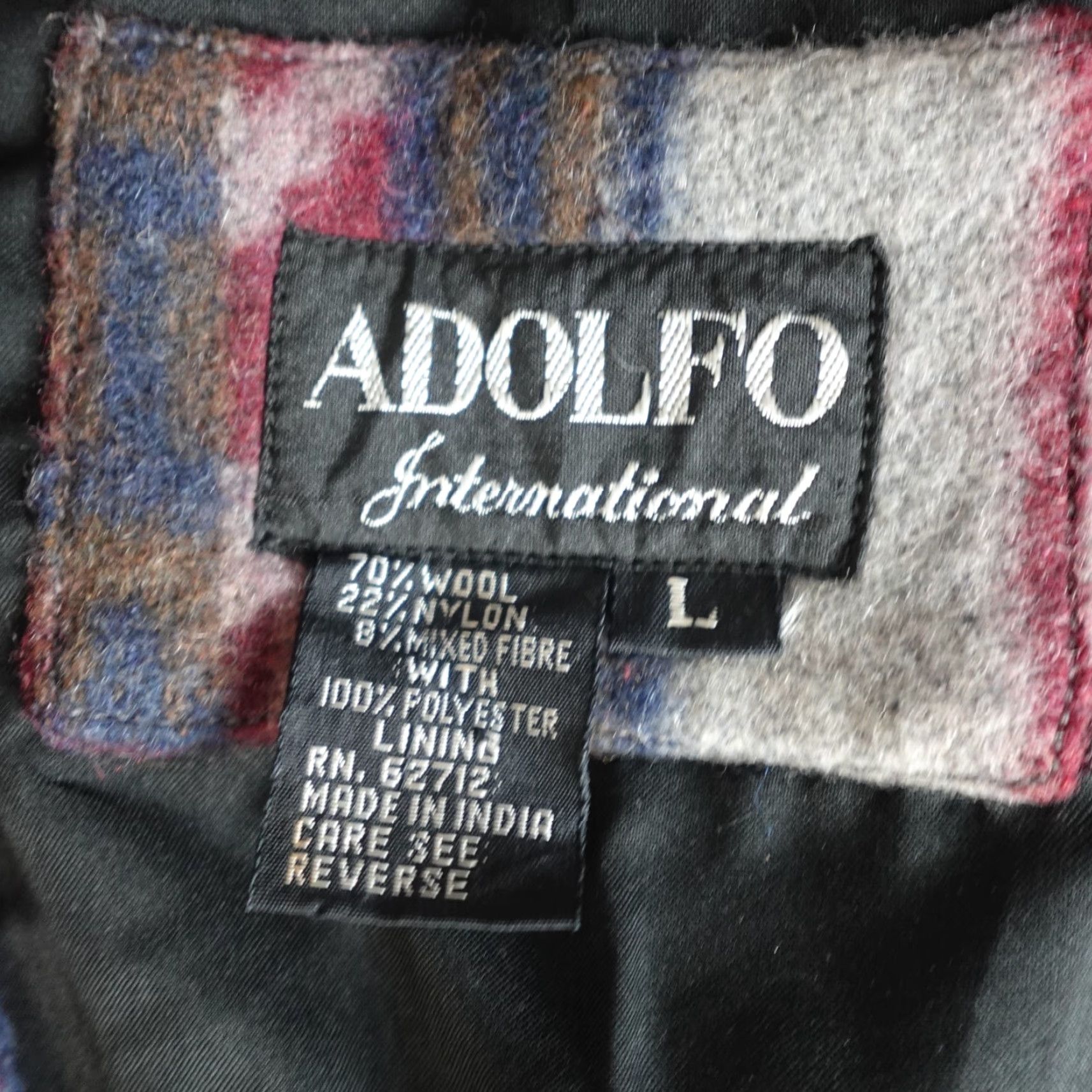Vintage VINTAGE Adolfo Vest Womens L Red Gray Blue Wool Blend Aztec Western Southwestern Shirt Women L Red Aztec Wool Vest Size L / US 10 / IT 46 - 2 Thumbnail