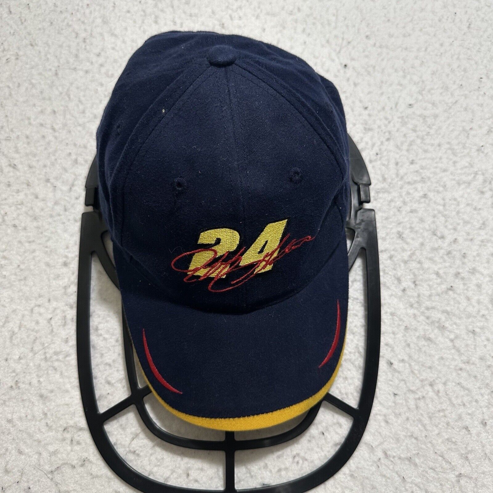 Chase Authentics NASCAR Jeff Gordon #24 Racing Blue Baseball Hat Size ONE SIZE - 3 Thumbnail