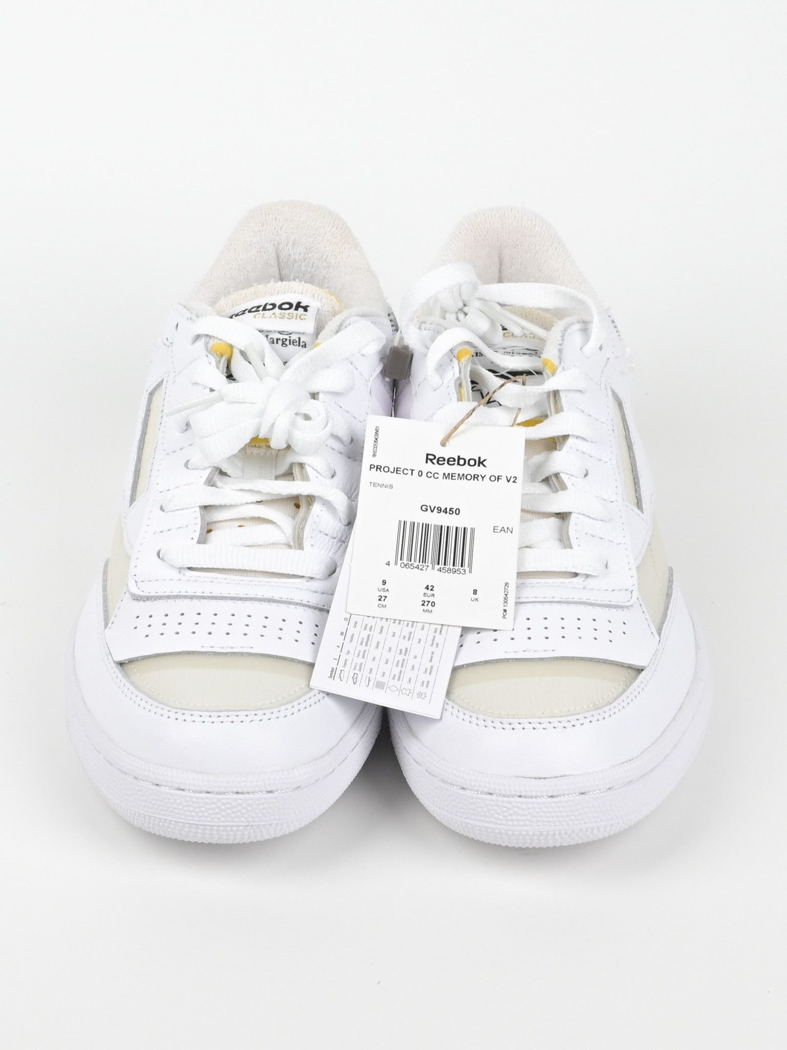 Maison Margiela x Reebok Club C \'White\' Mens Size 8.5 Maison Margiela × Reebok Club C Sneaker | Grailed main image 2